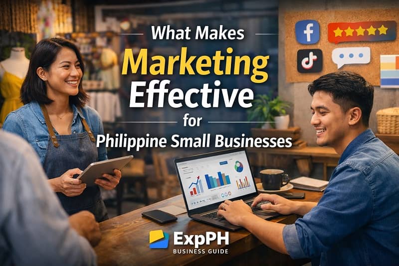 Filipino small business owners using digital tools and social media strategies to improve marketing effectiveness in the Philippines